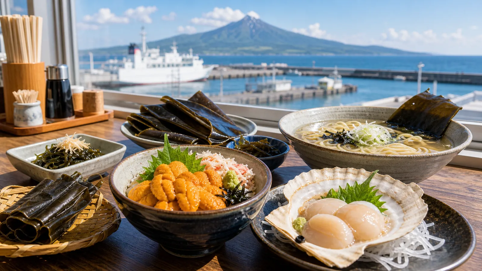 美食 ── 道北・離島(稚內・利尻・礼文)・夏季無車
