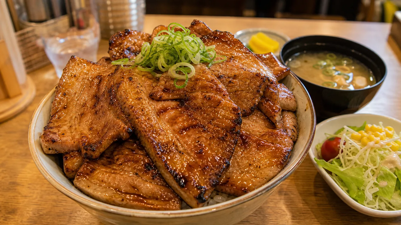 ぶた丼のとん田