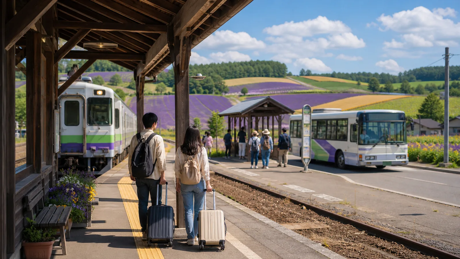 富良野・美瑛 怎麼無車到(夏季花海主場・8–9月)