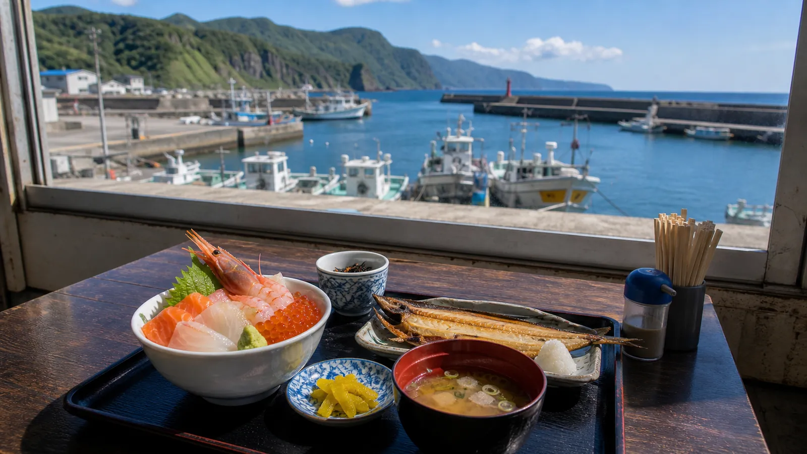 ウトロ漁協婦人部食堂