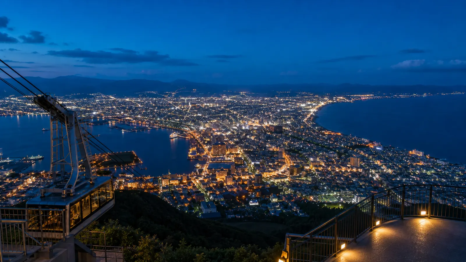 函館山夜景(纜車登頂)