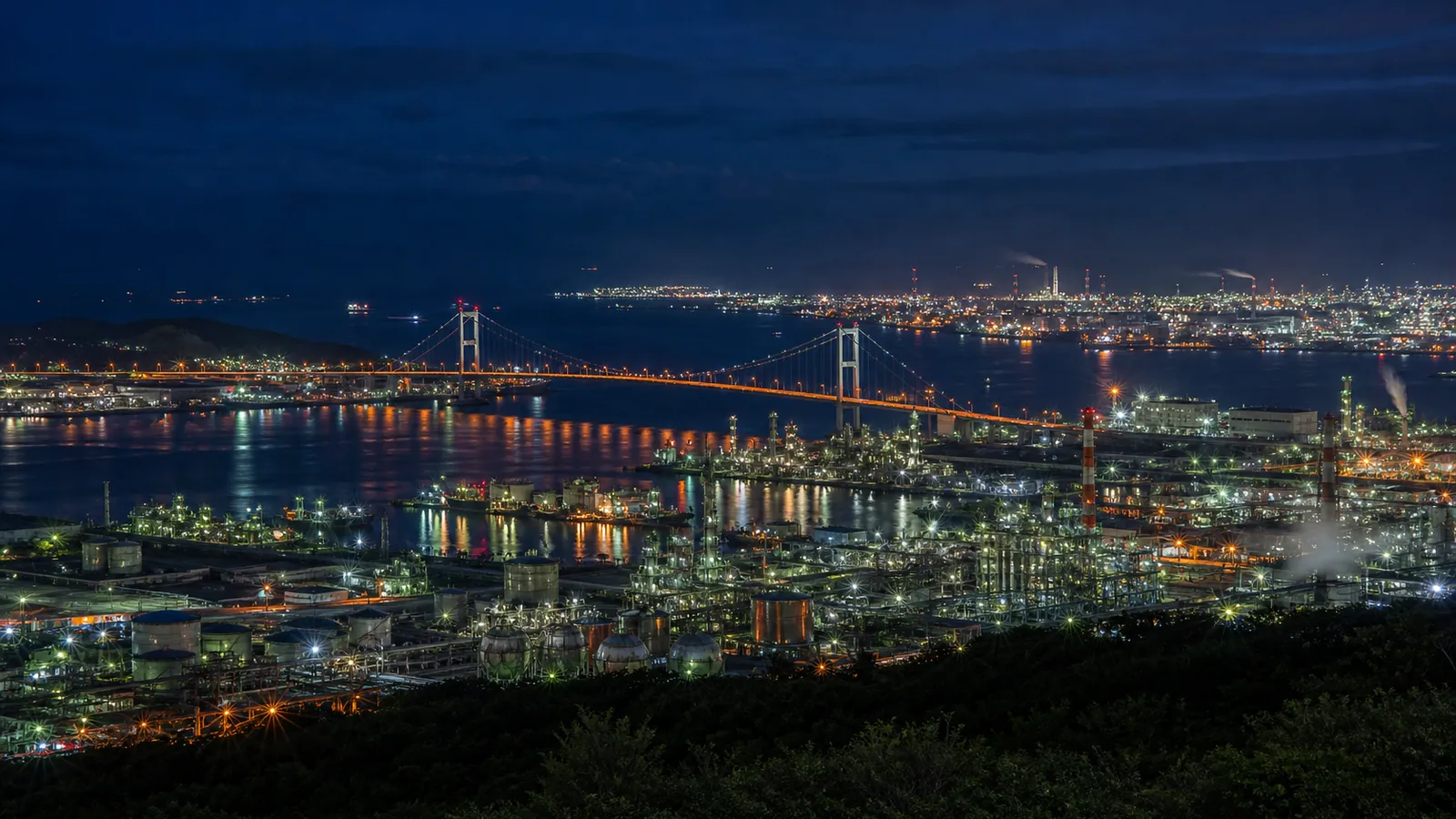 室蘭工場夜景
